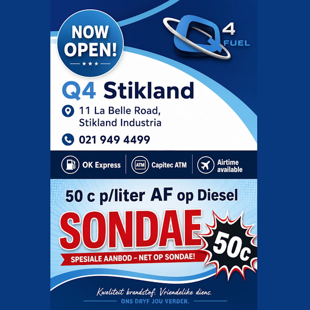 Q4 - Diesel Afslag op Sondae Q4 - Diesel Afslag op Sondae
