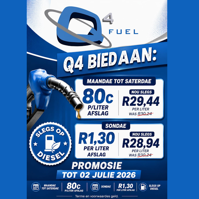 Spesiale Dae - Q4 Diesel Afslag