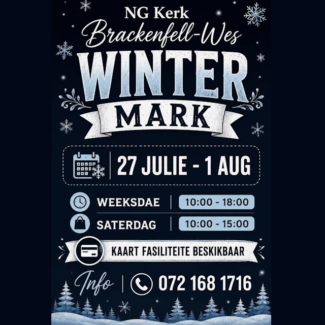 Byeenkomste - Brackenfell Wes Gemeente (Winter Mark)