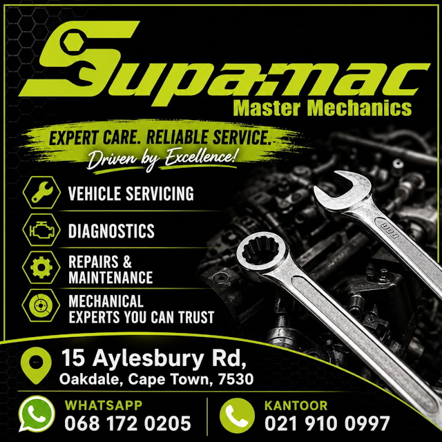 20260729 - Supermac Master Mechanics Adverteerder - Supermac Master Mechanics